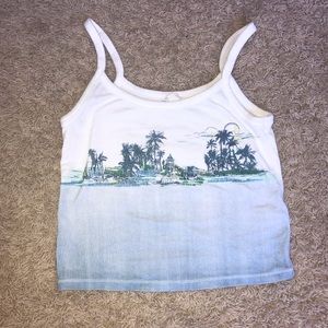 Crop top tank top
